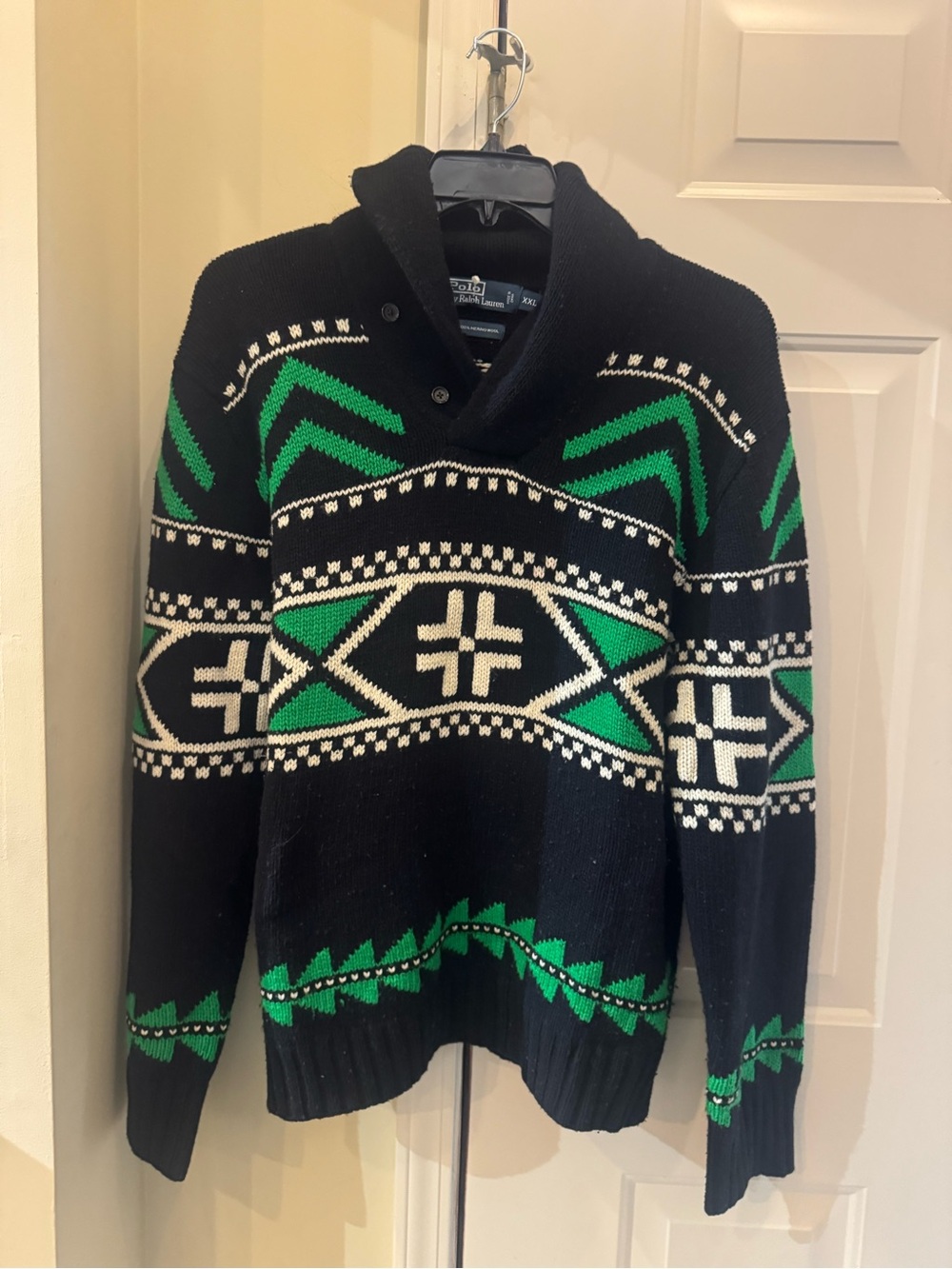 Polo by Ralph Lauren Sweater Aztec 100% Merino Wool
2XL
